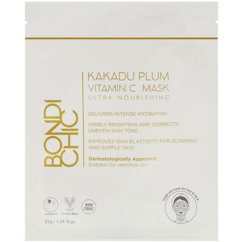 Bondi Chic, Kakadu Plum, Vitamin C Mask, 1 Sheet, 1.24 fl oz (35 g) Review