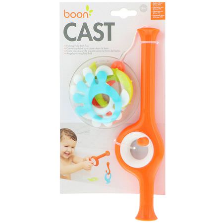 浴室玩具, 兒童玩具: Boon, Cast, Fishing Pole Bath Toy, 18+ Months