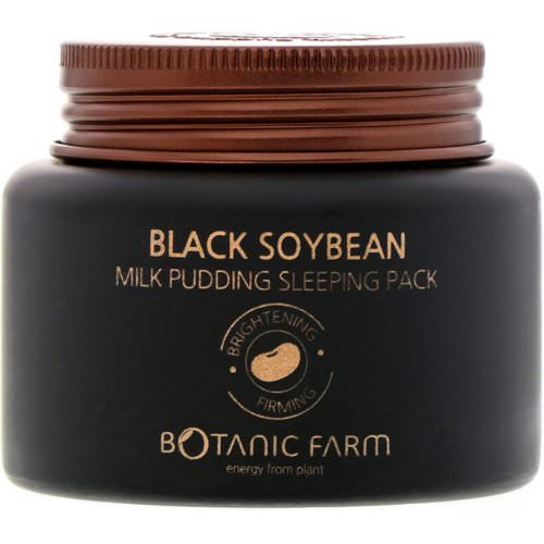 Botanic Farm, Black Soybean Milk Pudding Sleeping Pack, 90 ml Review