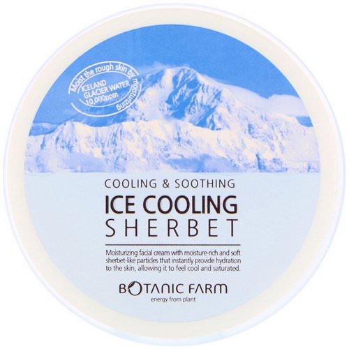 Botanic Farm, Ice Cooling Sherbet Facial Cream, 100 g Review