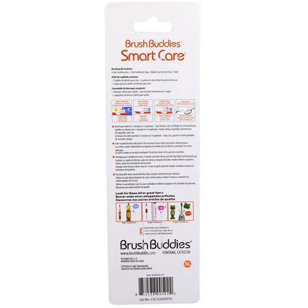 嬰兒牙刷, 口腔護理: Brush Buddies, Smart Care, Kids Toothbrush, 4 Pack