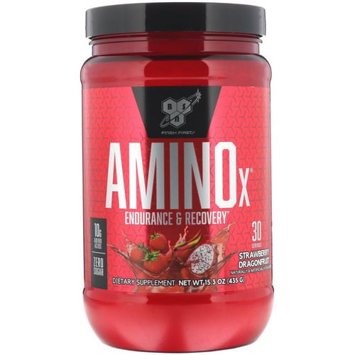 BSN, Amino-X, Endurance & Recovery, Strawberry Dragonfruit, 15.3 oz (435 g) Review