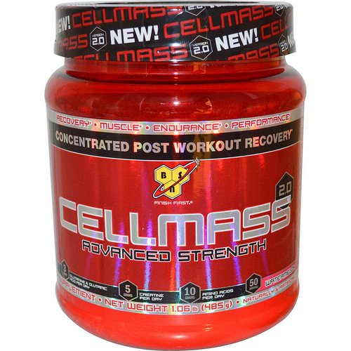 BSN, Cellmass 2.0, Concentrated Post Workout Recovery, Watermelon, 1.06 lbs (485 g) Review