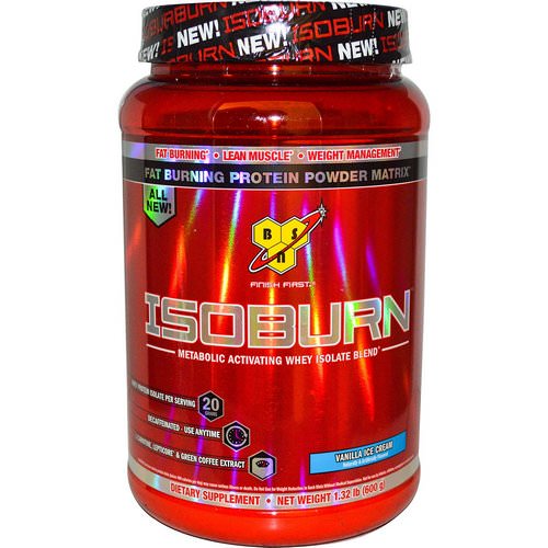 BSN, Isoburn, Metabolic Activating Whey Isolate Blend, Vanilla Ice Cream, 1.32 lb (600 g) Review