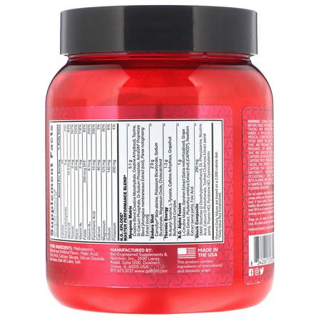 無水貝他汀, 一氧化氮: BSN, N.O.-Xplode, Legendary Pre-Workout, Scorched Cherry, 1.26 lb (570 g)