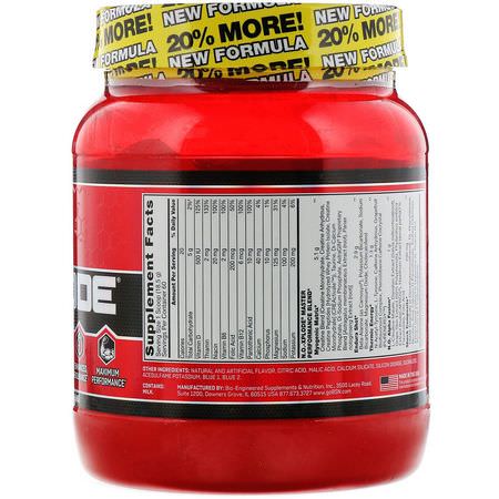 無水甜菜鹼興奮劑: BSN, N.O.-Xplode, Pre-Workout Igniter, Blue Raz, 2.45 lbs (1.11 kg)