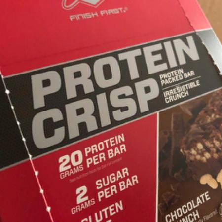 BSN, Protein Crisp, Chocolate Crunch Flavor, 12 Bars, 2.01 oz (57 g) Each