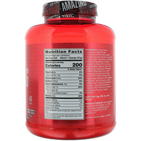 蛋白質, 運動營養: BSN, Syntha-6, Cold Stone Creamery, Berry Berry Berry Good, 4.56 lb (2.07 kg)