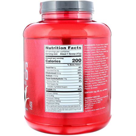蛋白質, 運動營養: BSN, Syntha-6, Protein Powder Drink Mix, Cookies and Cream, 5.0 lbs (2.27 kg)