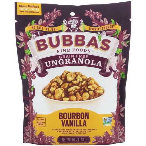 Bubba's Fine Foods, UnGranola, Bourbon Vanilla, 6 oz (170 g) Review