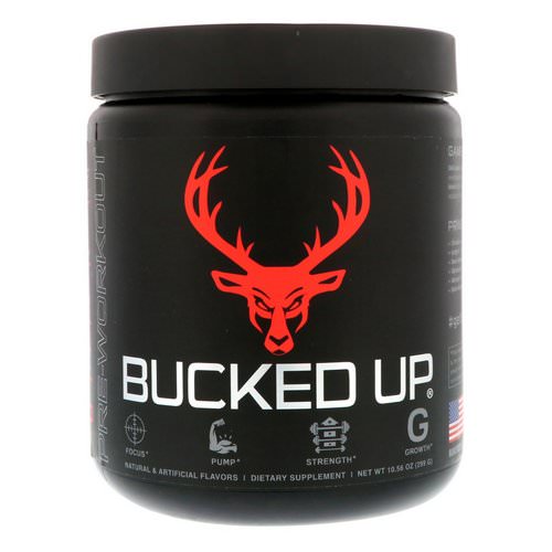 Bucked Up, Pre-Workout, Blood Raz, 10.56 oz (299 g) Review