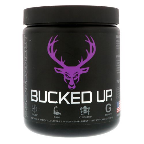 Bucked Up, Pre-Workout, Grape Gainz, 11.4 oz (323.70 g) Review