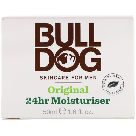 面部護理, 男士美容: Bulldog Skincare For Men, Original 24hr Moisturiser, 1.6 fl oz (50 ml)
