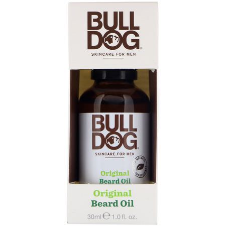 鬍鬚護理, 剃須: Bulldog Skincare For Men, Original Beard Oil, 1 fl oz (30 ml)