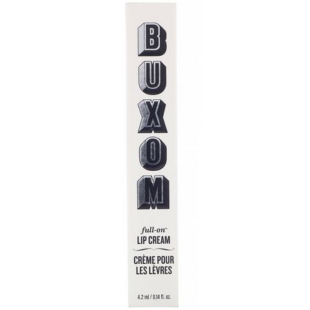 唇彩, 嘴唇: Buxom, Full-On, Lip Cream, Mudslide, 0.14 fl oz (4.2 ml)