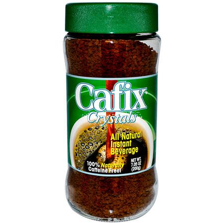 草藥替代咖啡, 咖啡: Cafix, Instant Grain Beverage, Caffeine Free, 7.05 oz (200 g)