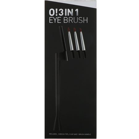 美容, K型美容刷: Cailyn, O! 3 in 1 Eye Brush, 4 Piece Kit