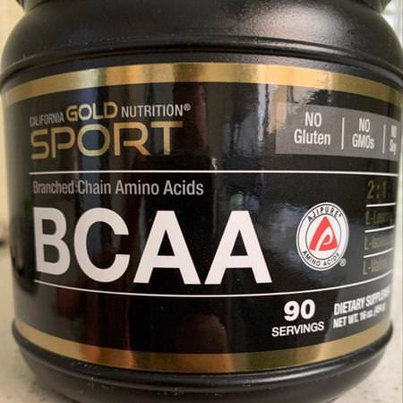 California Gold Nutrition, BCAA Powder, AjiPure®, Branched Chain Amino Acids, 16 oz (454 g)