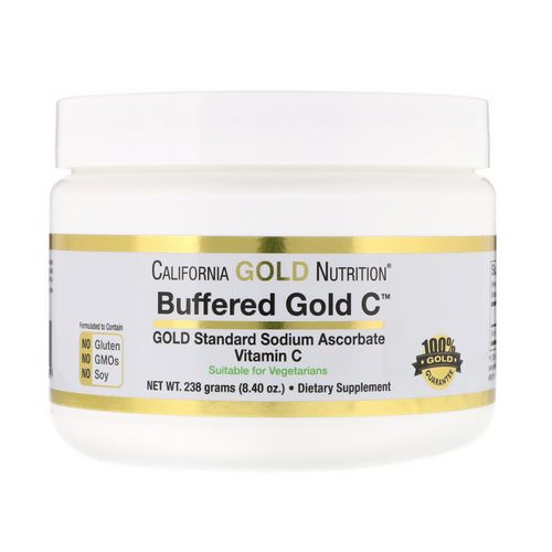 California Gold Nutrition, Buffered Gold C, Non-Acidic Vitamin C Powder, Sodium Ascorbate, 8.40 oz (238 g) Review