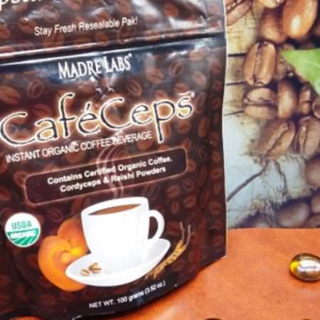 California Gold Nutrition CGN Ganoderma Coffee Mushroom Immune Formulas - 蘑菇免疫, 蘑菇, 補品, 靈芝咖啡