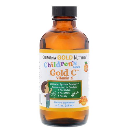 California Gold Nutrition CGN Children's Vitamin C Ascorbic Acid - 抗壞血酸, 維生素C, 維生素, 補品