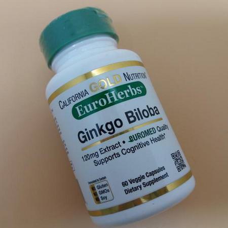 California Gold Nutrition CGN Ginkgo Biloba - 銀杏葉, 順勢療法, 草藥