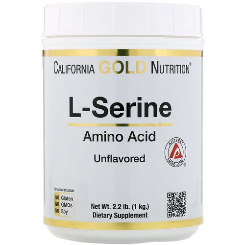 California Gold Nutrition, L-Serine, AjiPure, Unflavored Powder, 2.2 lb (1 kg) Review