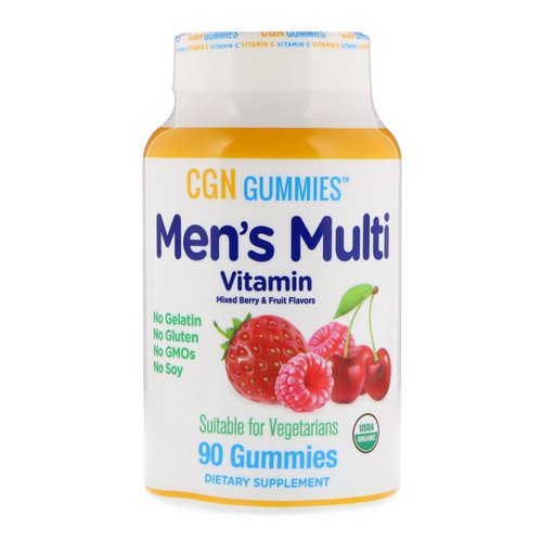 California Gold Nutrition, Men’s Multi Vitamin Gummies, No Gelatin, No Gluten, Organic Mixed Berry and Fruit Flavor, 90 Gummies Review