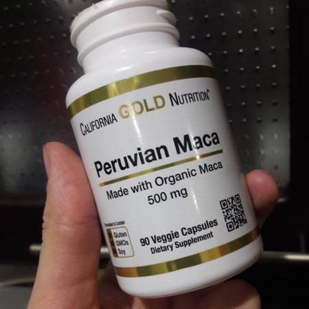 California Gold Nutrition, Peruvian Maca, 500 mg, 90 Veggie Caps