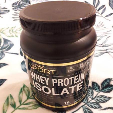 California Gold Nutrition CGN Whey Protein Isolate - 乳清蛋白, 運動營養