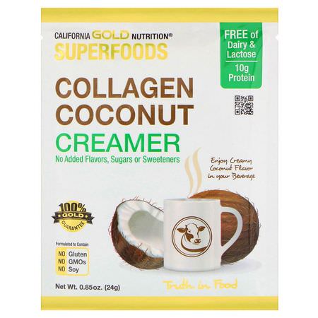California Gold Nutrition CGN Creamers Beverage Enhancers Collagen Supplements - 膠原蛋白補品, 關節, 骨骼, 補充