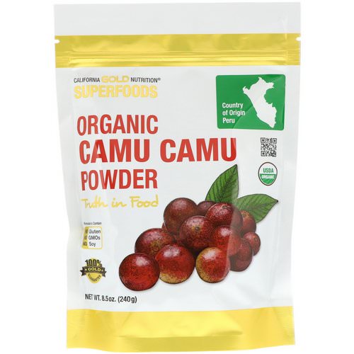 California Gold Nutrition, Superfoods, Organic Camu Camu Powder, 8.5 oz (240 g) Review