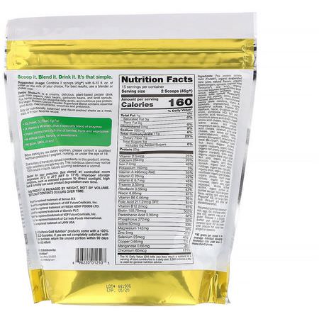 代餐, 體重: California Gold Nutrition, Zenbu Shake, Vegan Protein Superfood Blend with Cocoa Powder, 1.48 lbs (675 g)