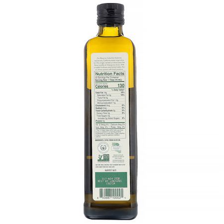 橄欖油, 醋: California Olive Ranch, Extra Virgin Olive Oil, Arbequina, 16.9 fl oz (500 ml)