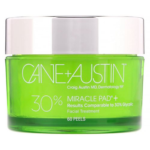 Cane + Austin, Miracle Pad, 30% Glycolic Acid, 60 Peels Review