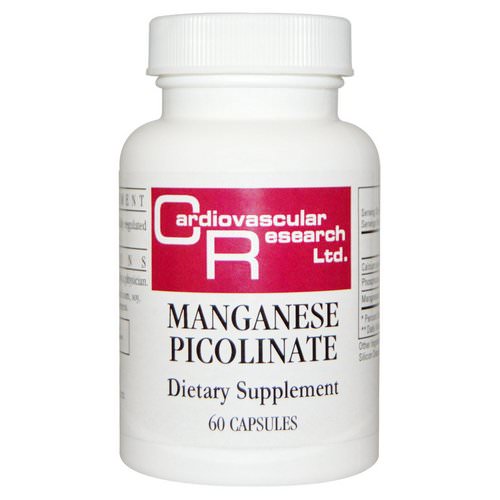 Cardiovascular Research, Manganese Picolinate, 60 Capsules Review