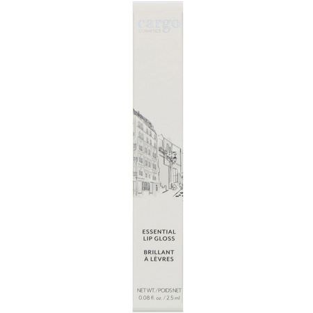 唇彩, 嘴唇: Cargo, Essential Lip Gloss, Madrid, 0.08 fl oz (2.5 ml)