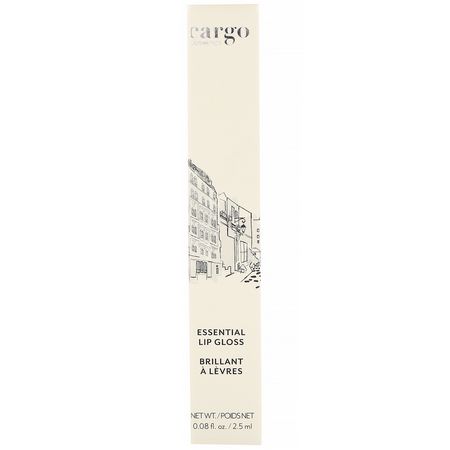 唇彩, 嘴唇: Cargo, Essential Lip Gloss, Prague, 0.08 fl oz (2.5 ml)