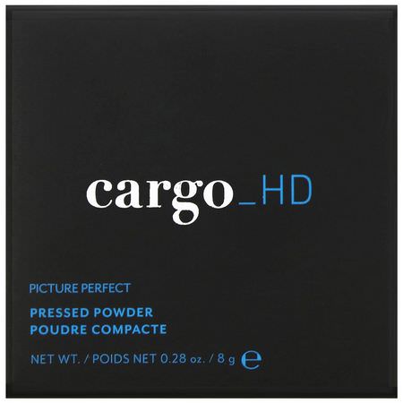 定型噴霧, 粉末: Cargo, HD Picture Perfect, Pressed Powder, 25, 0.28 oz (8 g)