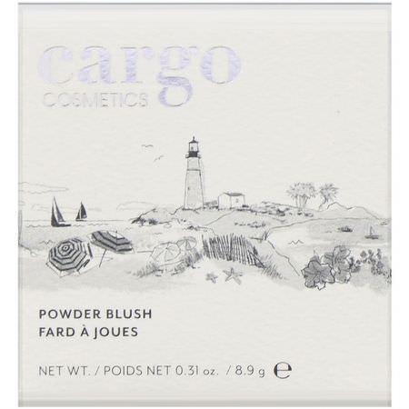 臉紅, 臉部: Cargo, Powder Blush, Catalina, 0.31 oz (8.9 g)