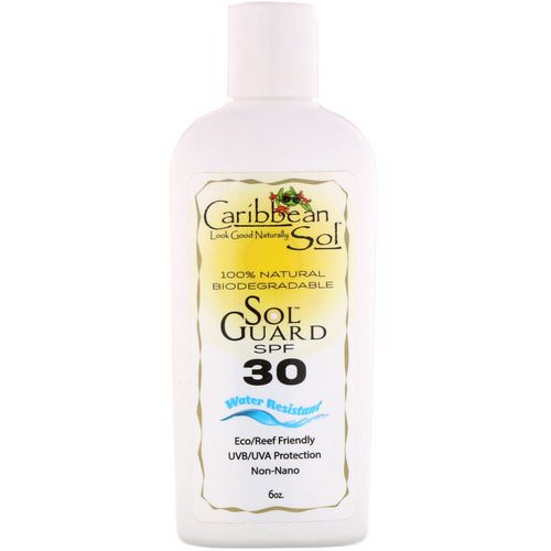 Caribbean Solutions, SolGuard SPF 30, Water Resistant, 6 oz Review