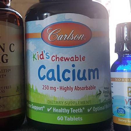 Carlson Labs Children's Calcium - 兒童鈣, 兒童健康, 孩子, 嬰兒