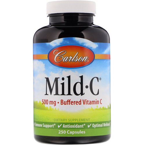 Carlson Labs, Mild-C, 500 mg, 250 Capsules Review