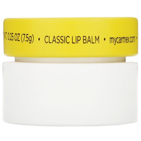 含藥, 潤唇膏: Carmex, Classic Lip Balm, Medicated, 0.25 oz (7.5 g)
