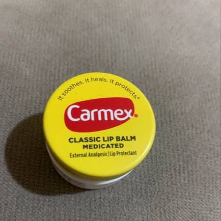 Carmex Medicated - 含藥, 潤唇膏, 潤唇膏, 沐浴液