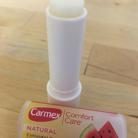 Carmex, Comfort Care, Colloidal Oatmeal Lip Balm, Watermelon Blast, .15 oz (4.25 g)