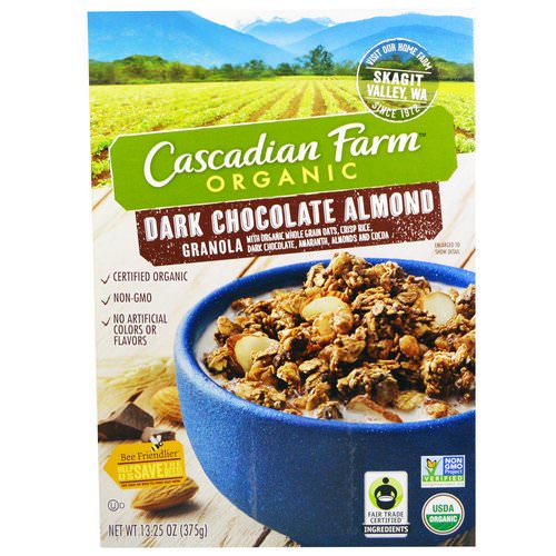 Cascadian Farm, Organic, Granola, Dark Chocolate Almond, 13.25 oz (375 g) Review