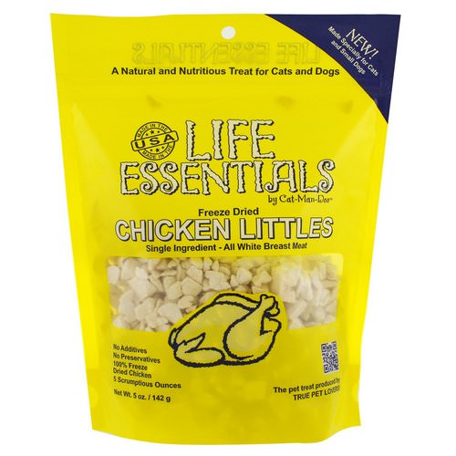 Cat-Man-Doo, Life Essentials, Freeze Dried Chicken Littles, For Cats & Dogs, 5 oz (142 g) Review