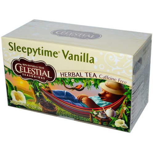 Celestial Seasonings, Herbal Tea, Sleepytime Vanilla, Caffeine Free, 20 Tea Bags, 1.0 oz (29 g) Review