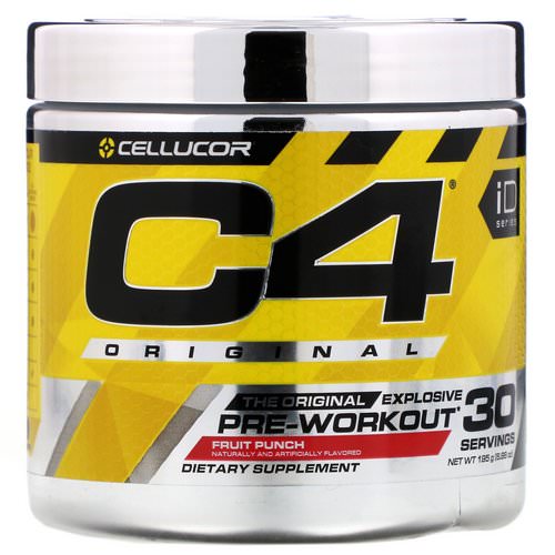 Cellucor, C4 Original Explosive, Pre-Workout, Fruit Punch, 6.88 oz (195 g) Review